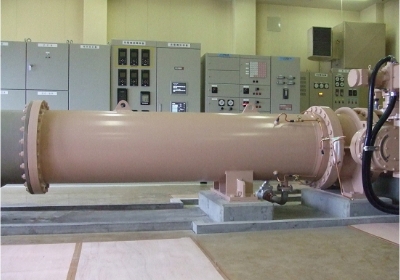藻岩浄水場発電所（水圧鉄管）